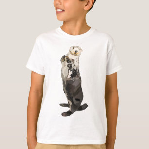 T-shirt S est pour Sea Otter