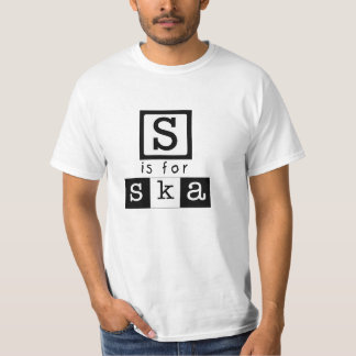 T-shirt S est pour Ska