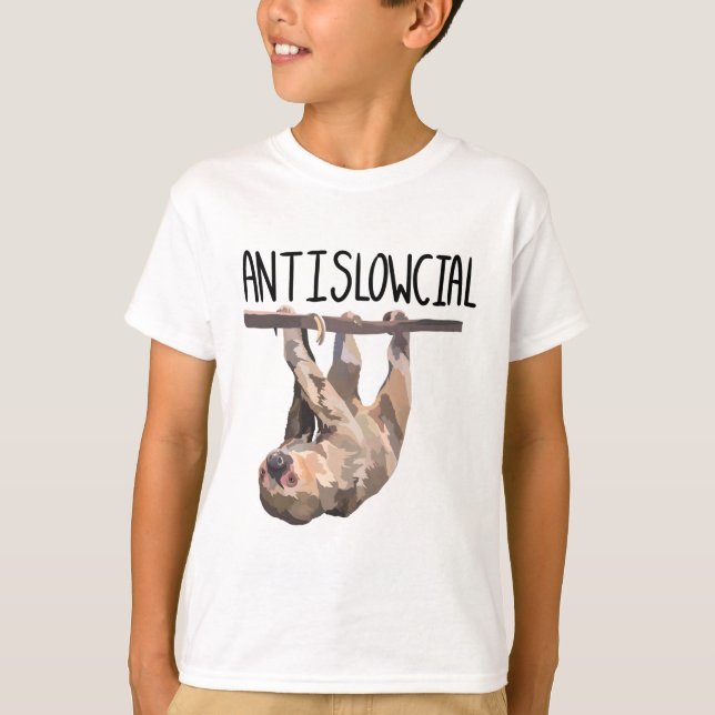 T-shirt S est pour Sloth (Devant)