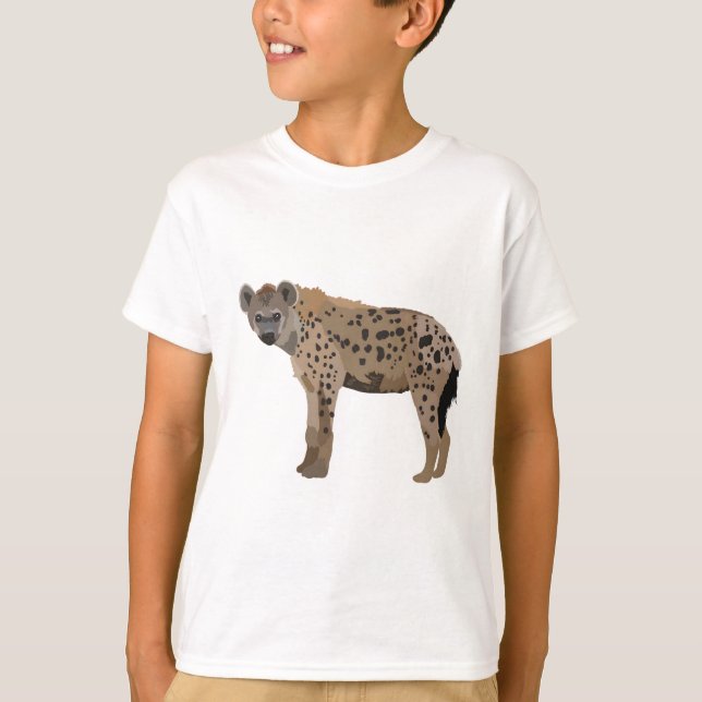 T-shirt S est pour Spotted Hyena (Devant)