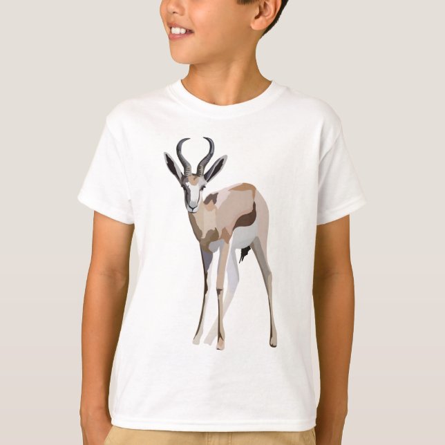 T-shirt S est pour Springbok (Devant)