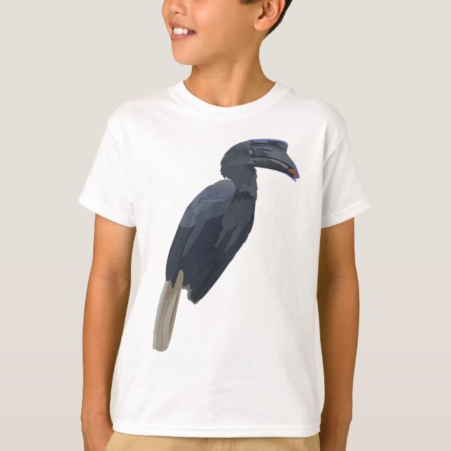 T-shirt S est pour Sulu Hornbill (Devant)