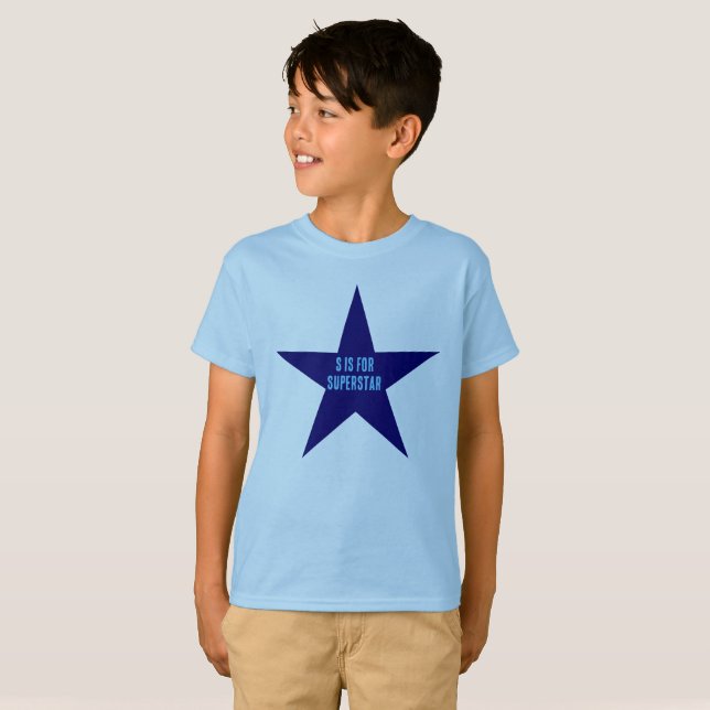 T-shirt S est pour Superstar (Devant entier)