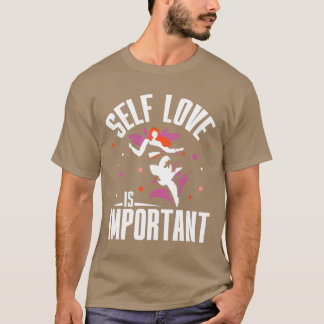 T-shirt S L'amour est important positif Moi aimant drôle