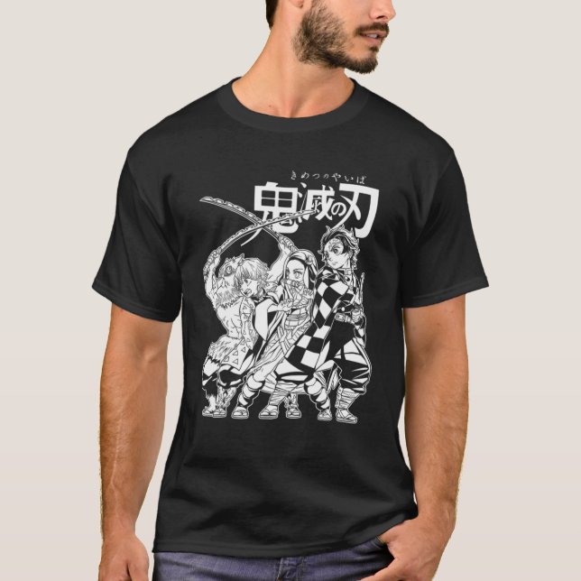 T-shirt S-Layers D-Emons Anime Art (Devant)