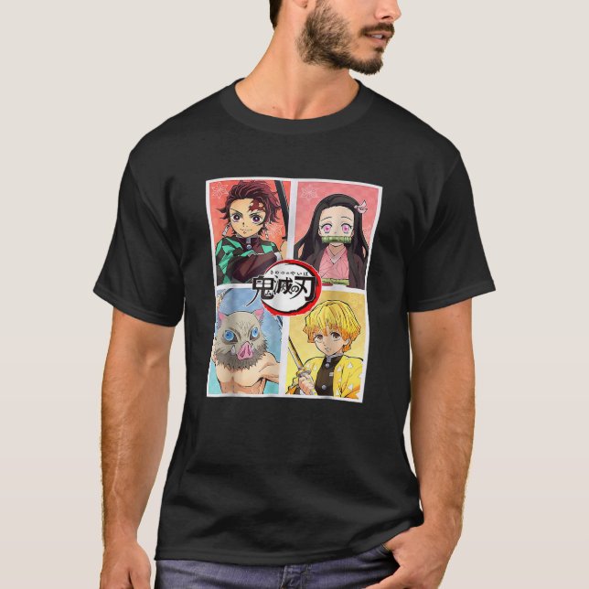 T-shirt S-Layers Demons-Anime-Art (Devant)