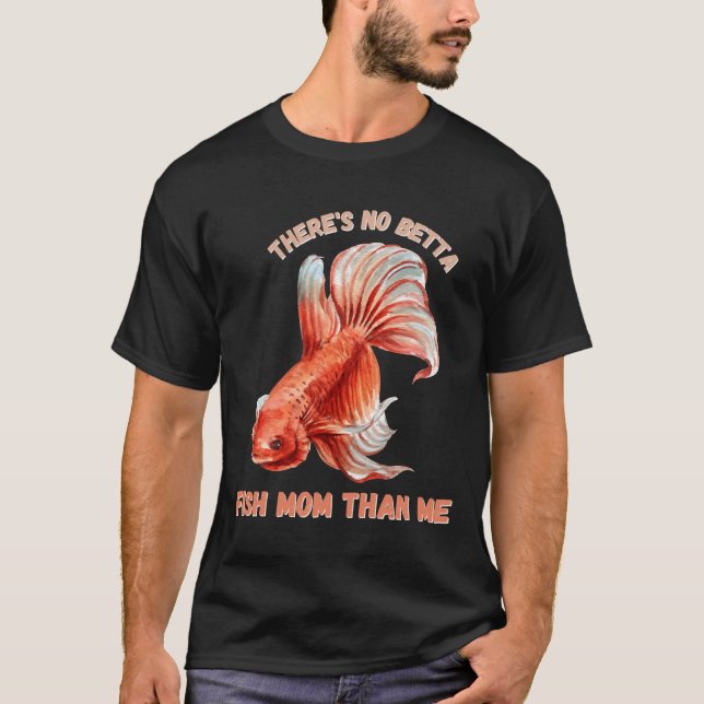 T-shirt S Pas De Betta Fish Maman Que Moi 433 (Devant)