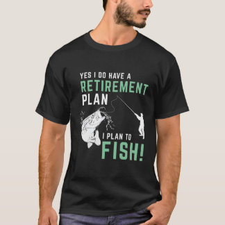 T-shirt S Pêche Retiret Fishing