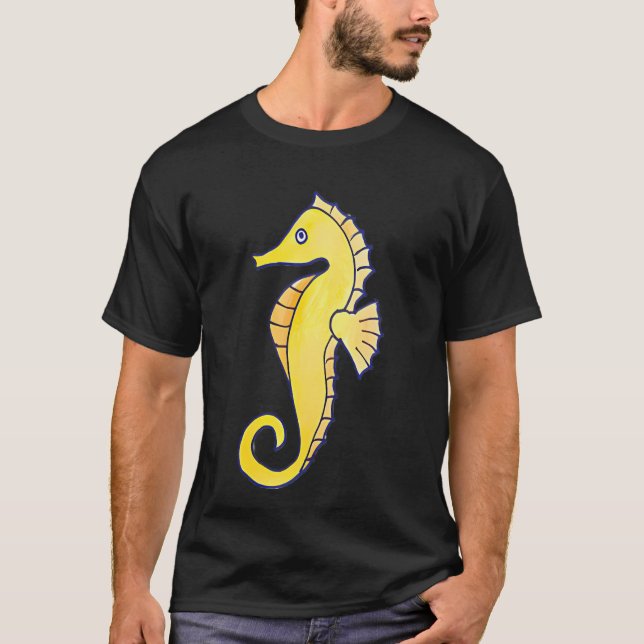 T-shirt S pour hippocampe (Devant)