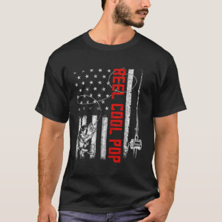 T-shirt S Reel Pop American Flag Family Fête des pères