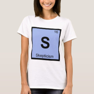 T-shirt S - Scepticisme Philosophie Chimie Tableau Périodi