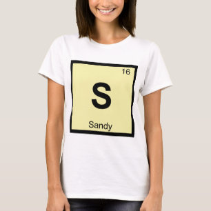 T-shirt S - Symbole de tableau périodique de la chimie de 