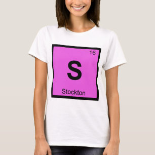 T-shirt S - Symbole du tableau périodique de la chimie de