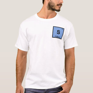 T-shirt S - Symbole du tableau périodique de la chimie pou