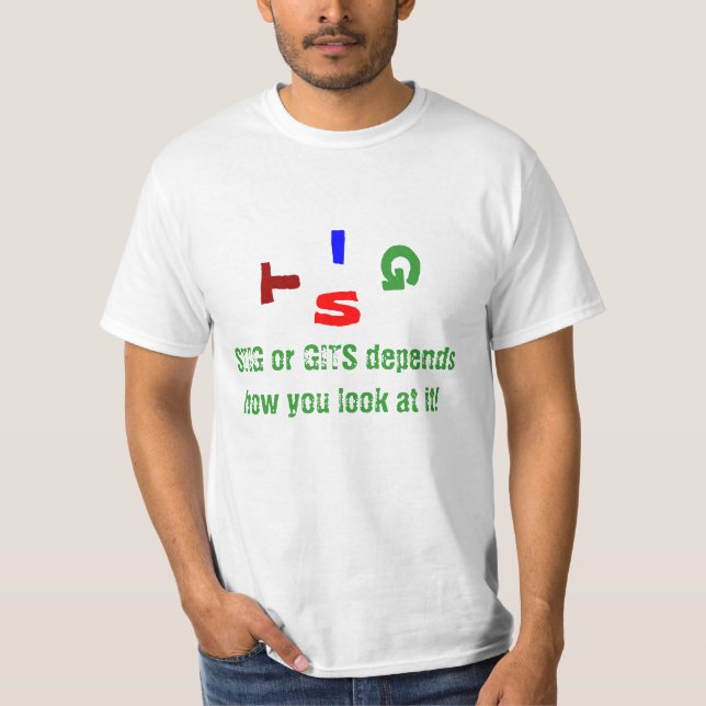 T-shirt S, T, I, G, STIG ou CONNARDS dépend à quoi vous (Devant)