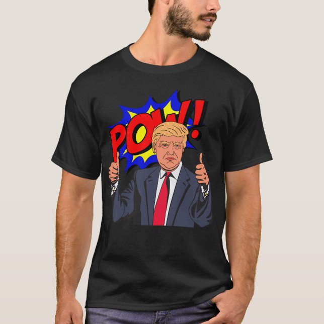 T-shirt s Trump Comic (Devant)