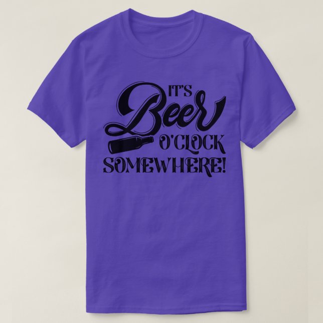 T-shirt Sa Bière OClock Quelque part 1 (Design devant)