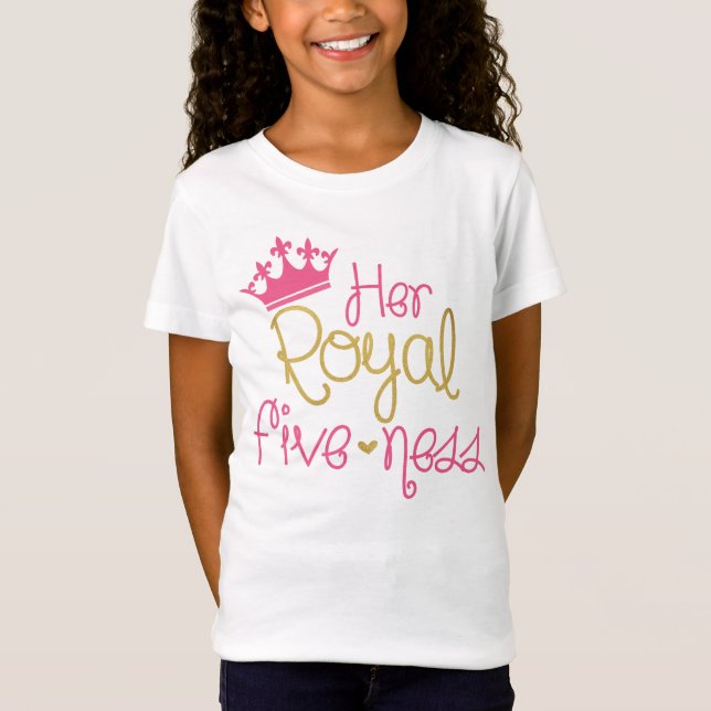 T-Shirt Sa Chemise royale 5e anniversaire (Devant)