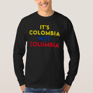T-shirt Sa Colombie Pas Colombie Colombienne 1