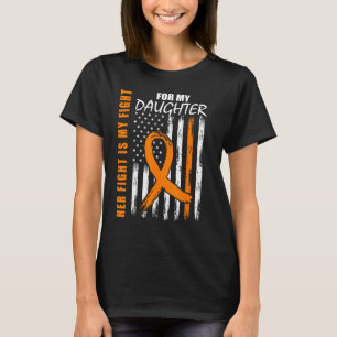 T-shirt Sa Lutte Est Ma Fille Lutter Sensibilisation À La