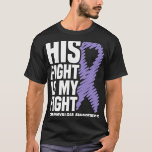 T-shirt Sa Lutte Est Ma Lutte Contre La Fibromyalgie