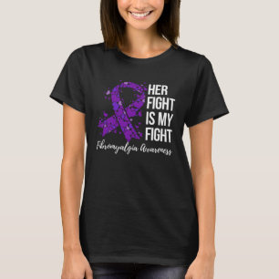 T-shirt Sa Lutte Est Ma Lutte Contre La Fibromyalgie