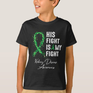 T-shirt Sa Lutte Est Ma Lutte Contre Le Ruban Vert Maladie