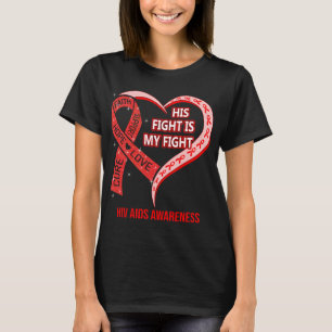 T-shirt Sa Lutte Est Ma Lutte Contre Le Vih