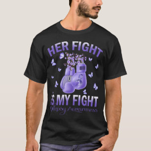 T-shirt Sa Lutte Est Ma Lutte Contre L'Épilepsie Conscienc