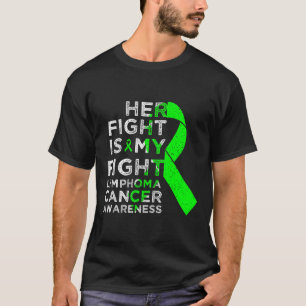 T-shirt Sa lutte est ma lutte lymphome cancer du sang sens