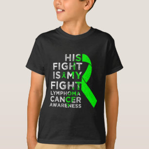 T-shirt Sa lutte est ma lutte Lymphome Cancer du sang Sens