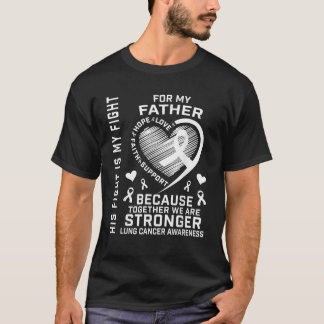 T-shirt Sa lutte est ma lutte Sensibilisation au cancer du