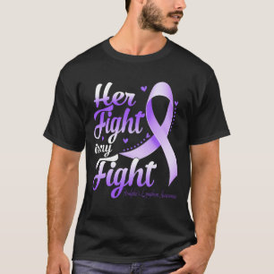 T-shirt Sa lutte est ma lutte SENSIBILISATION AU LYMPHOME
