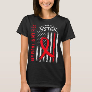 T-shirt Sa lutte est ma lutte Soeur Sensibilisation à la m