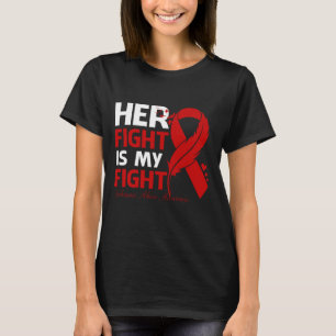 T-shirt Sa Lutte Est Ma Lutte TÉMOIGNÉE CONSCIENCE AU CANC