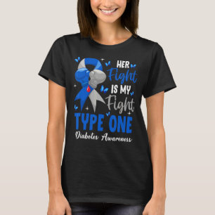 T-shirt Sa Lutte Est Ma Lutte Type 1 Sensibilisation au di