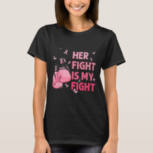 T-shirt Sa Lutte Est Mon Combat Contre Le Cancer Du Sein S