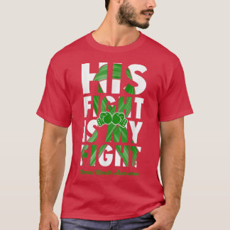 T-shirt Sa Lutte Est Mon Combat Mental Health Awareness Gr