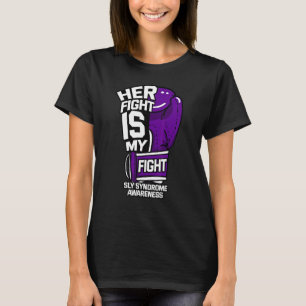 T-shirt Sa Lutte Est Mon Combat Sly Syndrome De Sensibilis