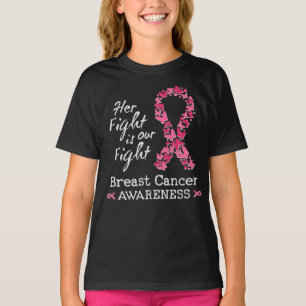 T-shirt Sa lutte est notre lutte Sensibilisation au cancer
