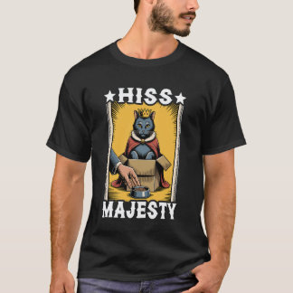 T-shirt Sa Majesté Drôle Chat Dans Boîte Mignon Chat 1