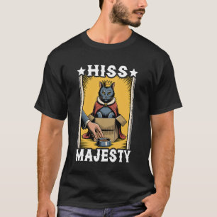T-shirt Sa Majesté Drôle Chat Dans Boîte Mignon Chat 1