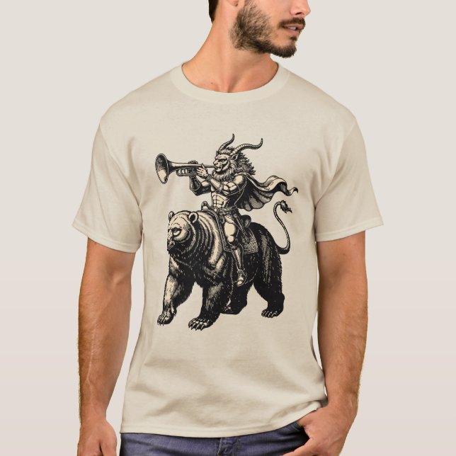 T-shirt Sa Majesté Pruflas Déchaînée (Devant)