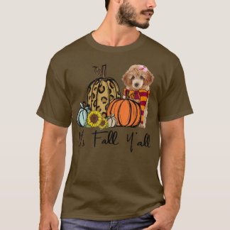 T-shirt Sa poule de automne Léopard Citrouille Tournesol A