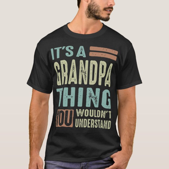 T-shirt Sa remise en forme Grandpa (Devant)