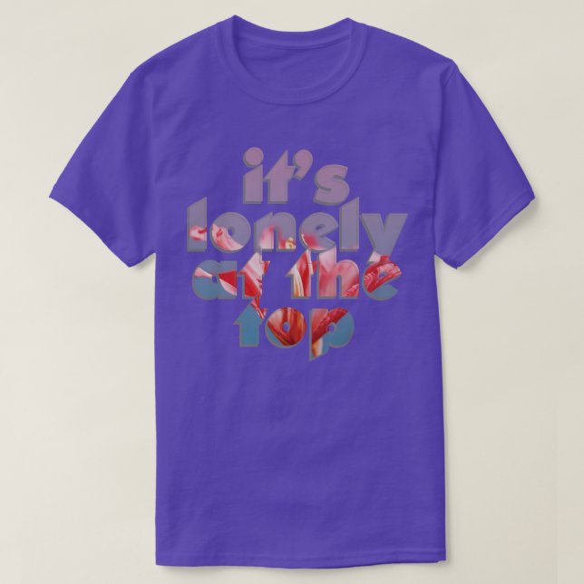 T-shirt sa solitude au sommet (Design devant)