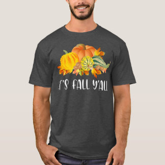 T-shirt Sa Tombe Yall mignonne Citrouille Squashes Automne