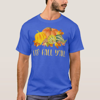 T-shirt Sa Tombe Yall mignonne Citrouille Squashes Automne