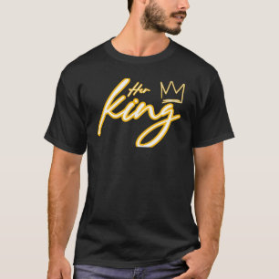 T-shirt Sa typographie du roi Neon