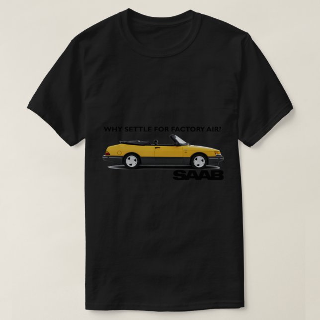 T-SHIRT SAAB 900 CONVERTIBLE   (Design devant)